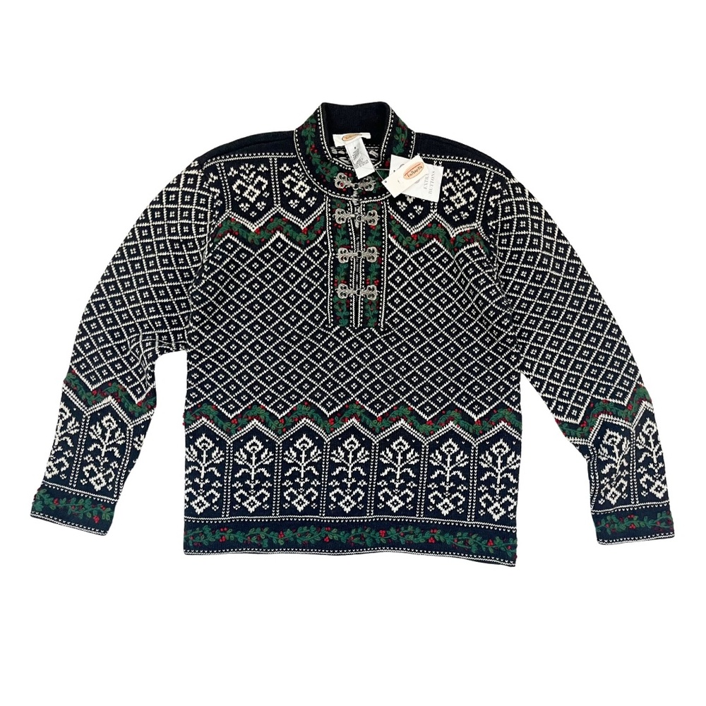 Vintage NWT 1990s 00s Talbots Fair Isle Sweater // Size Small